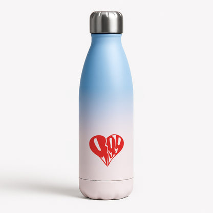 Heart - Juice Blue Water Bottle