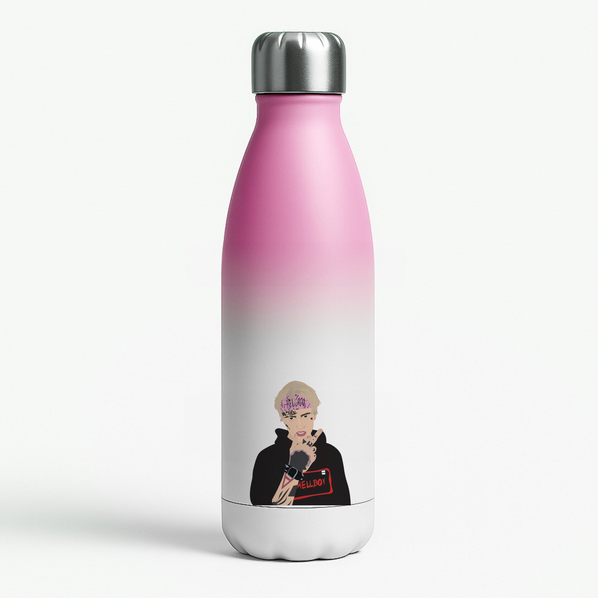 Pink Bandana - Peep Pink Water Bottle