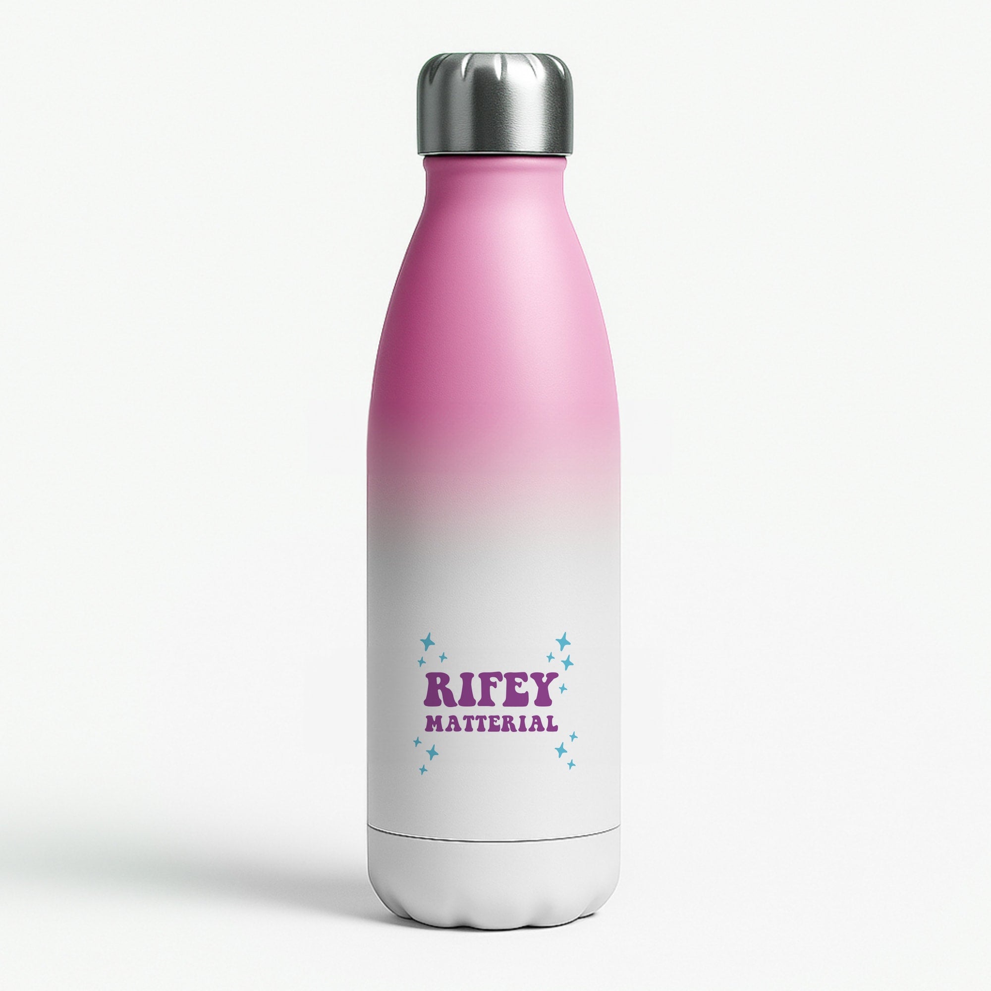 Rifey Material Pink Water Bottle
