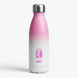 BTS Army Pink - K Pop Pink Water Bottle