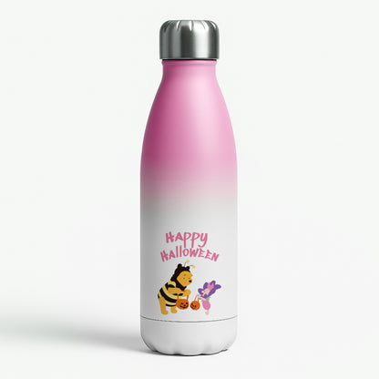 Winnie Halloween Pink Water Bottle