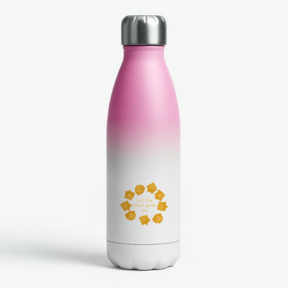 Star Pattern - Wish Pink Water Bottle