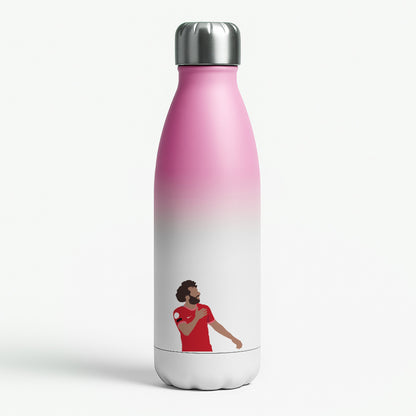 Salah - Football Pink Water Bottle