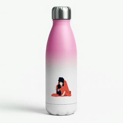 Lydia - Beetle Halloween Pink Water Bottle