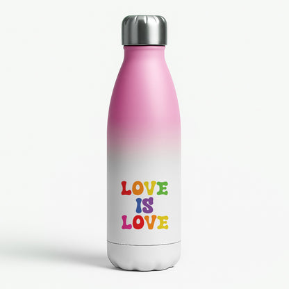 Love Is Love - Pride Pink Water Bottle