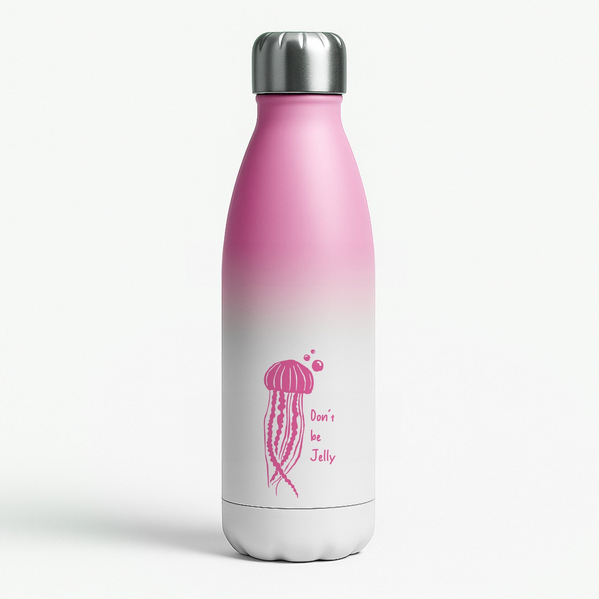 Don't Be Jelly - Sealife Pink Water Bottle
