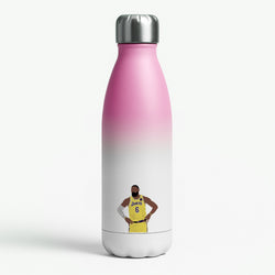 Lebron - Baskteball Pink Water Bottle