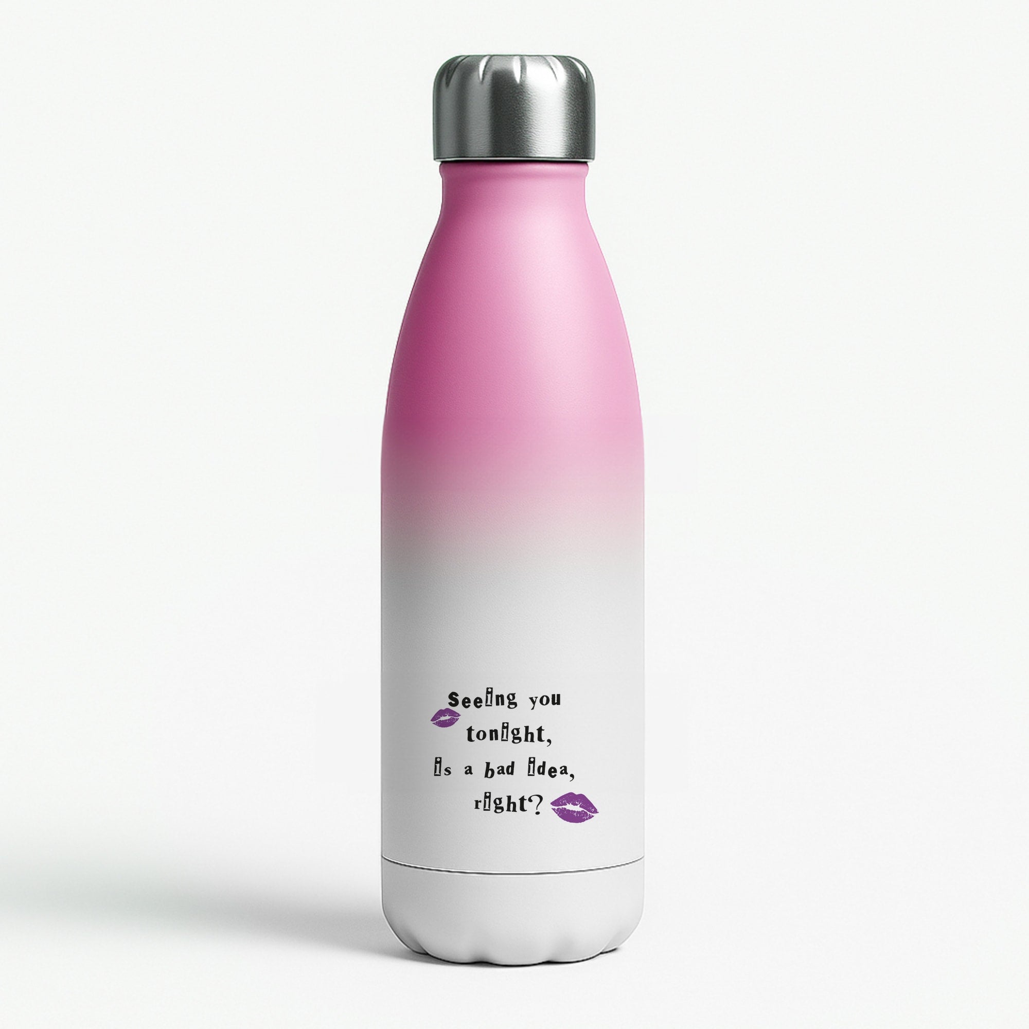Seeing You Tonight - Olivia Pink Water Bottle