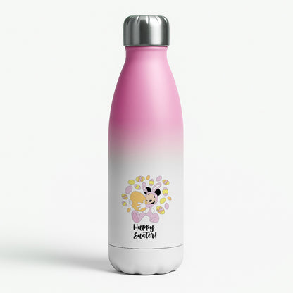 Happy Easter Pink  Pink Water Bottle
