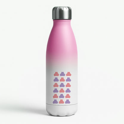 Snorlex pattern Pink Water Bottle