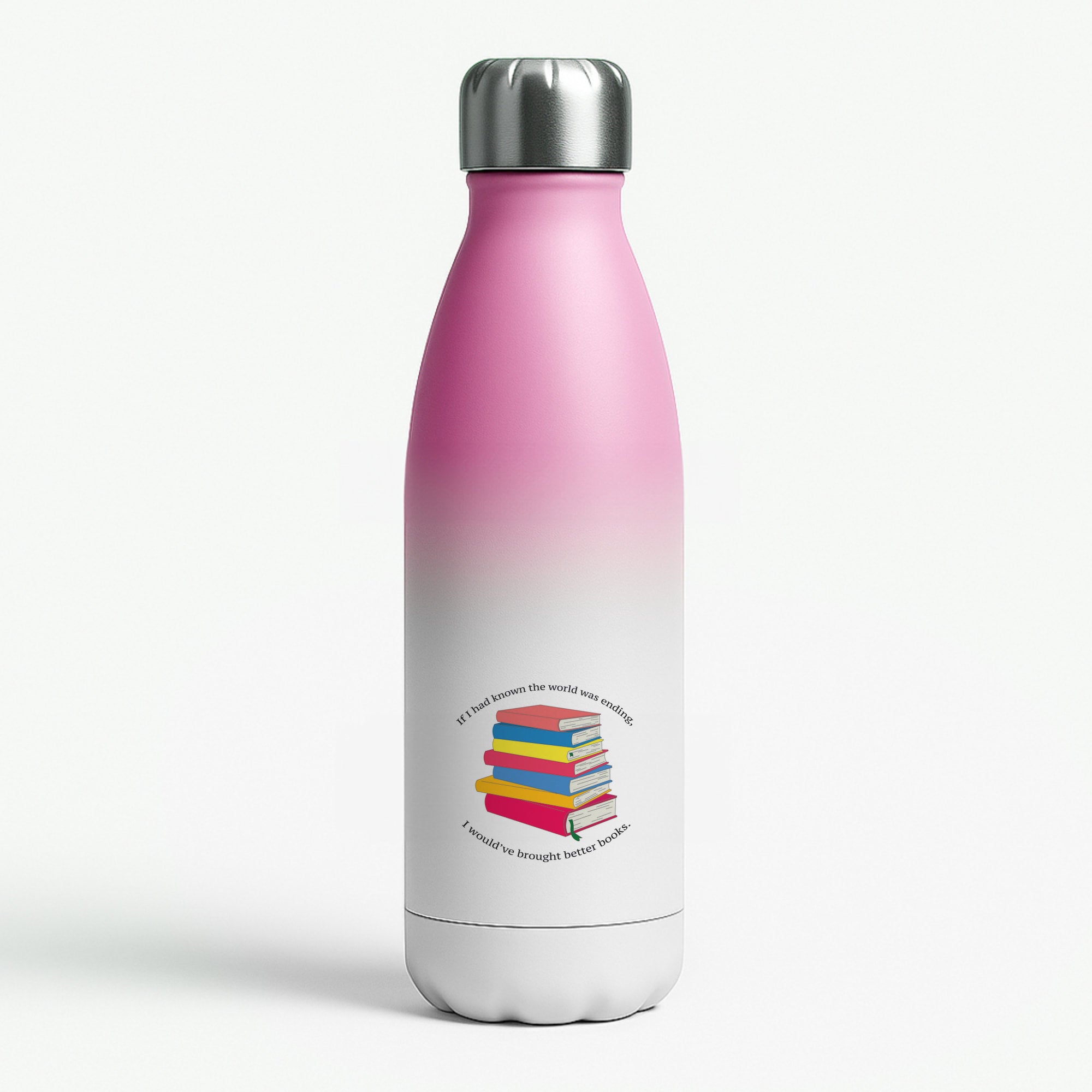 If I Had Known - TV Quotes Pink Water Bottle