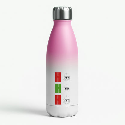 Ho Ho Ho Troopers Pink Water Bottle