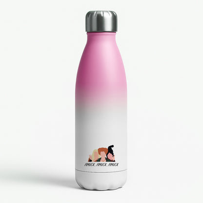 Amuck, Amuck, Amuck - Hocus Halloween Pink Water Bottle