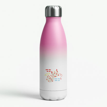 Devils Roll The Dice - Taylor Pink Water Bottle