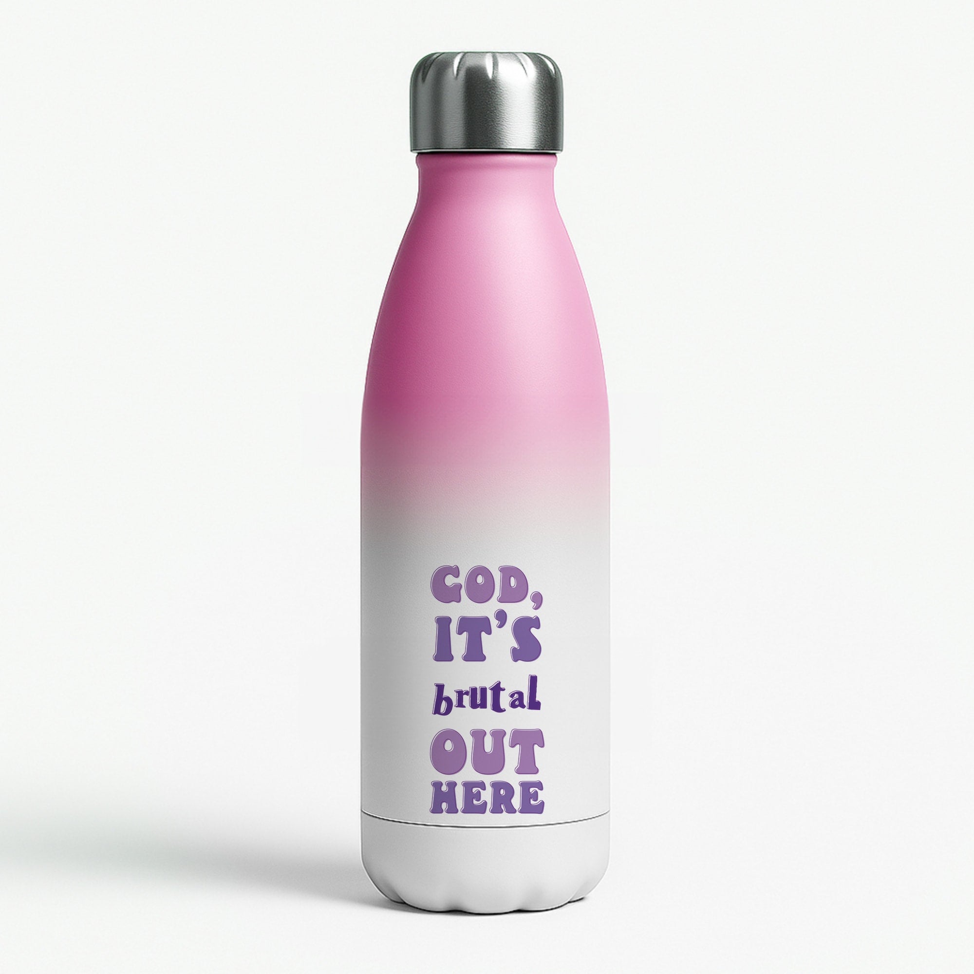 Brutal - Olivia Pink Water Bottle