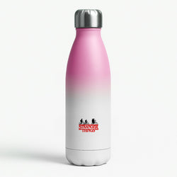 Stranger Cycling Logo Pink Water Bottle