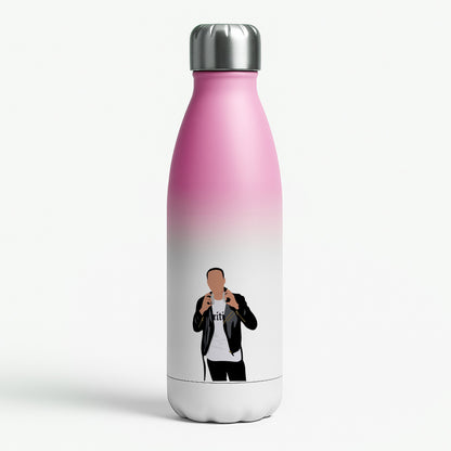 Marvin Humes Pink Water Bottle