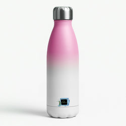 Plankton And Karen Pink Water Bottle
