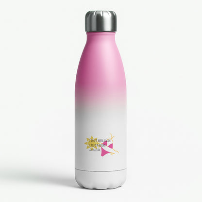 I Don't Need A Man - Summer Quotes Pink Water Bottle