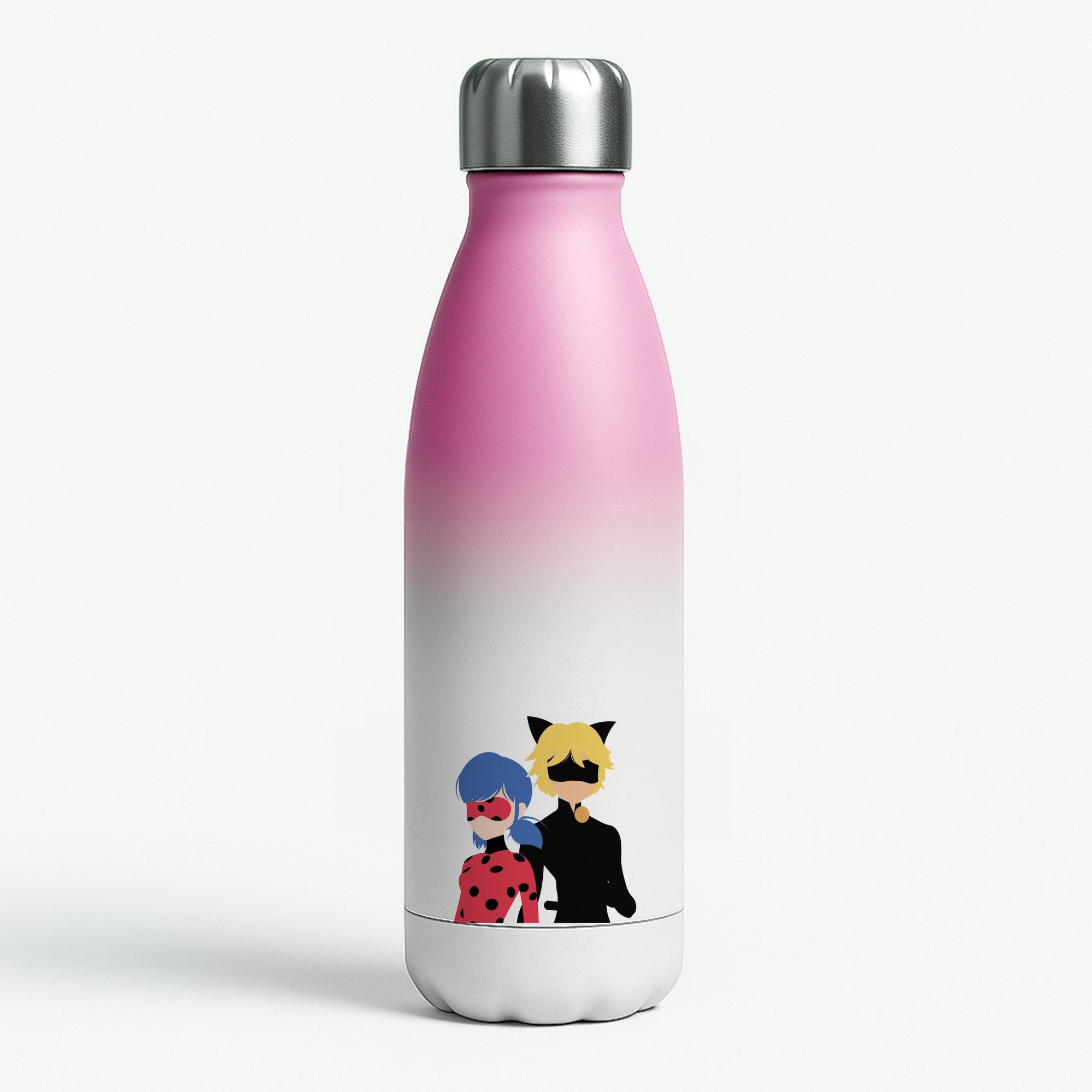 Red And Blue Pink Water Bottle