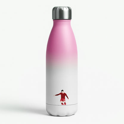Robertson - Football Pink Water Bottle