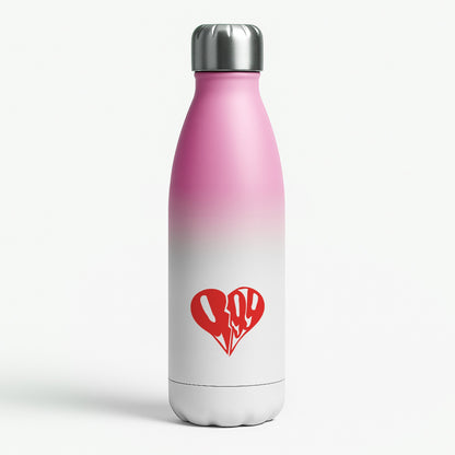 Heart - Juice Pink Water Bottle