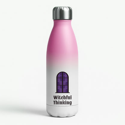 Witchful Thinking Pink Water Bottle