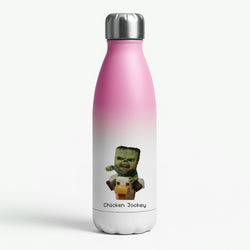 Chicken Jockey  Pink Water Bottle