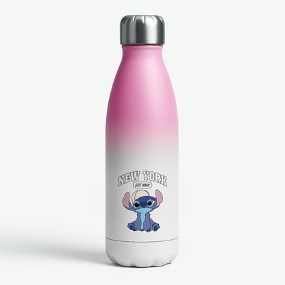 New York Blue Alien Pink Water Bottle