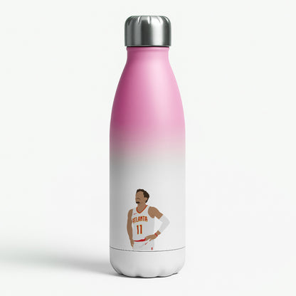 Young - Basketball Pink Water Bottle