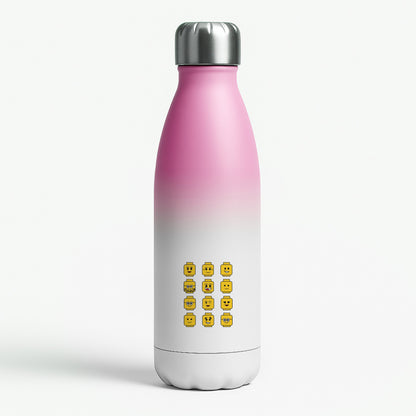 Characters - Bricks Pink Water Bottle
