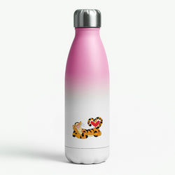 Tiger Valentine's Pink Water Bottle