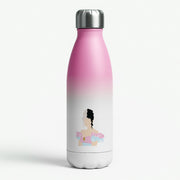 Blue And Pink Dress Water Bottle 3
