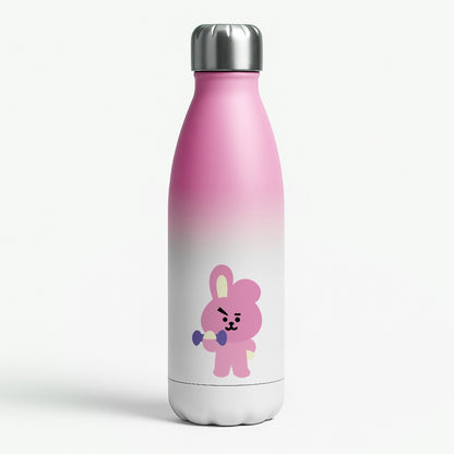 Cooky 21 - K Pop Pink Water Bottle