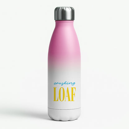 Crushing Loaf Blue Pink Water Bottle