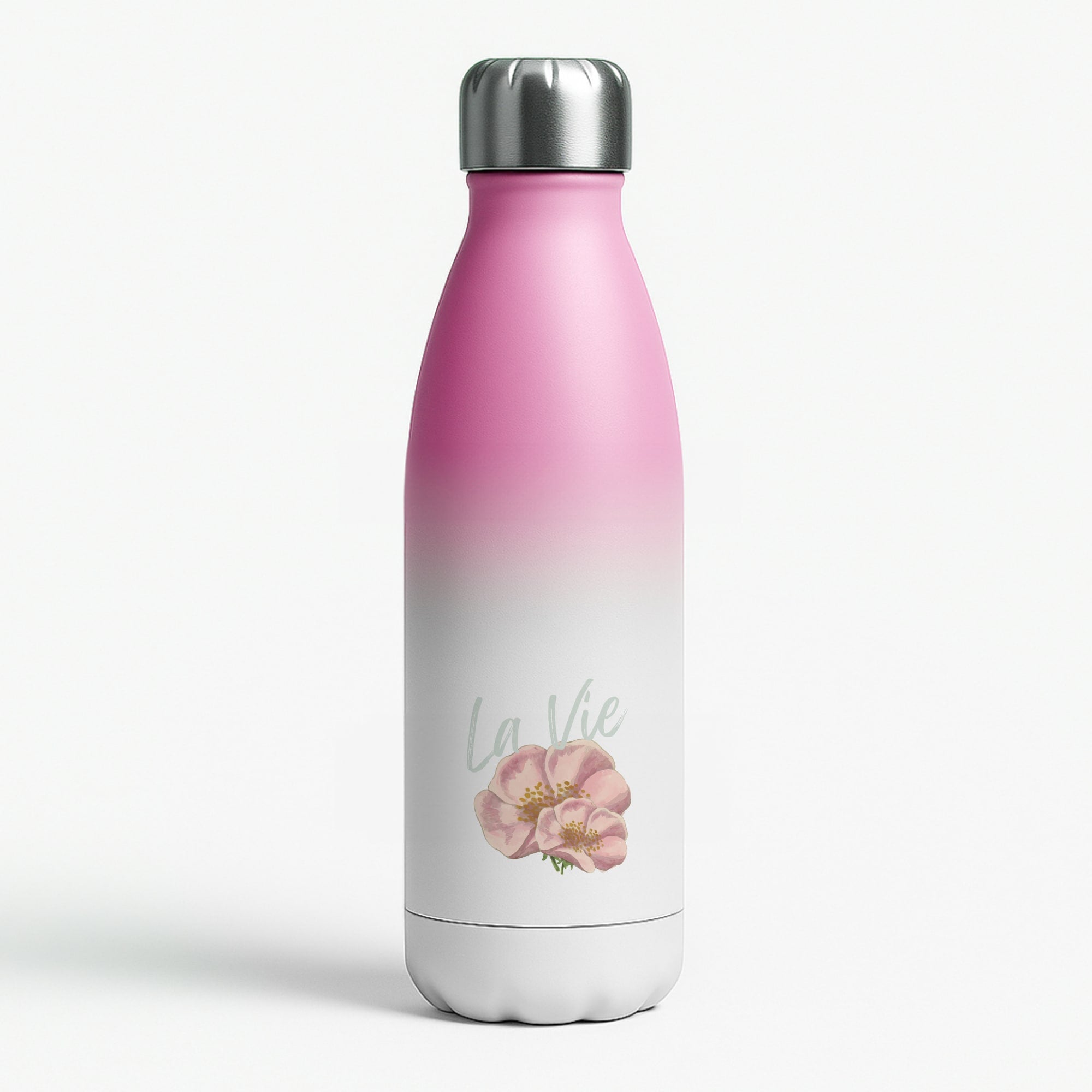 La Vie Pink Water Bottle