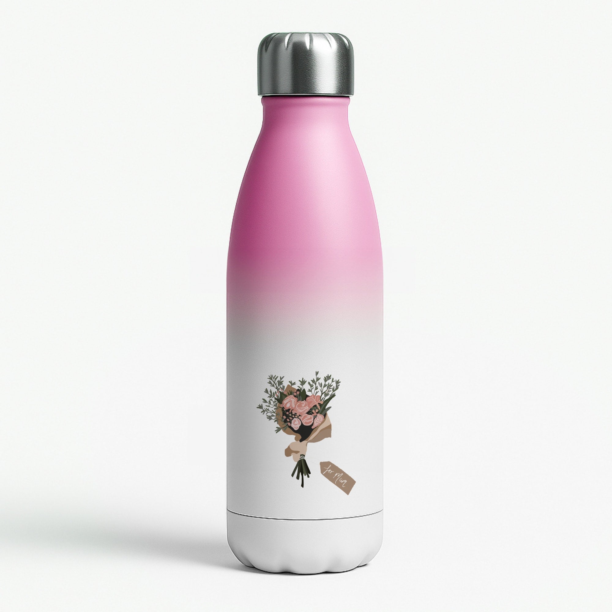 Mum Bouquet - Mother's Day Pink Water Bottle