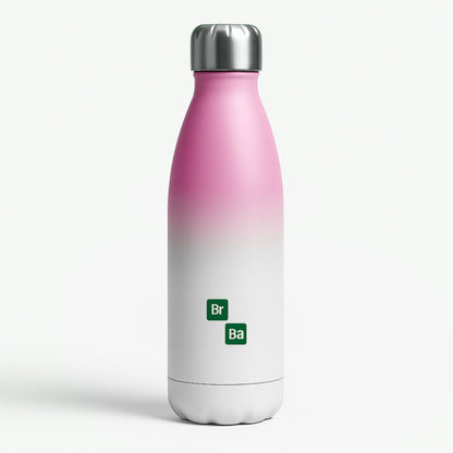 Periodic Table Pink Water Bottle