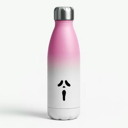 Scream Face Pink Water Bottle