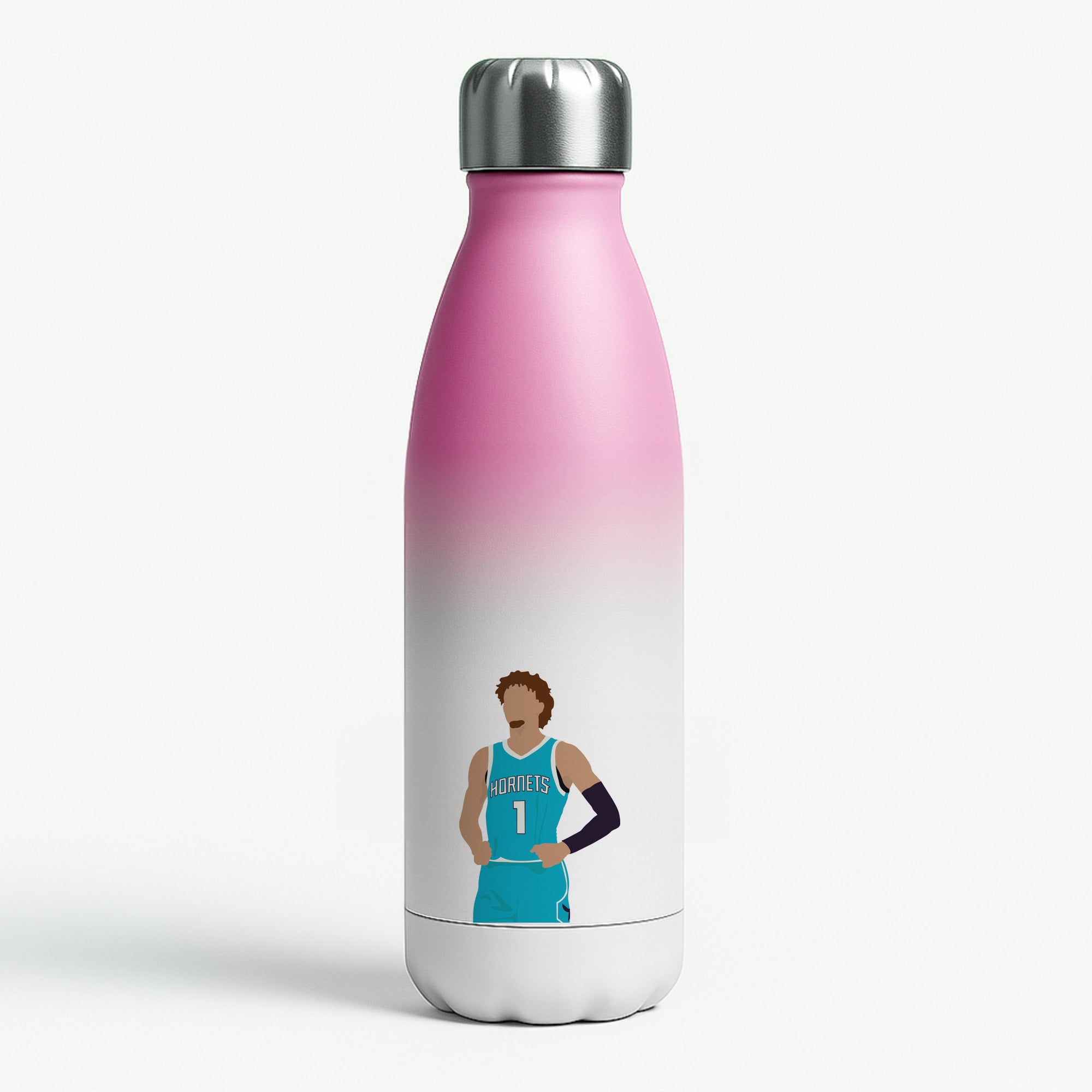 Lamelo - Basketball Pink Water Bottle