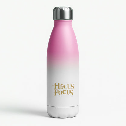 Text - Hocus Halloween Pink Water Bottle