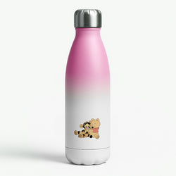 A Hug Said Pooh - Winnie Pink Water Bottle