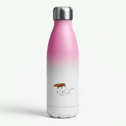 Moom Umbrellas Pink Water Bottle