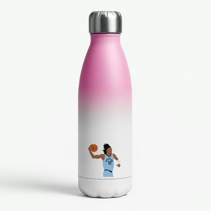 Morant - Basketball Pink Water Bottle