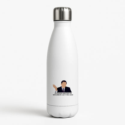 I Am Running Away From My Responsibilities White Water Bottle