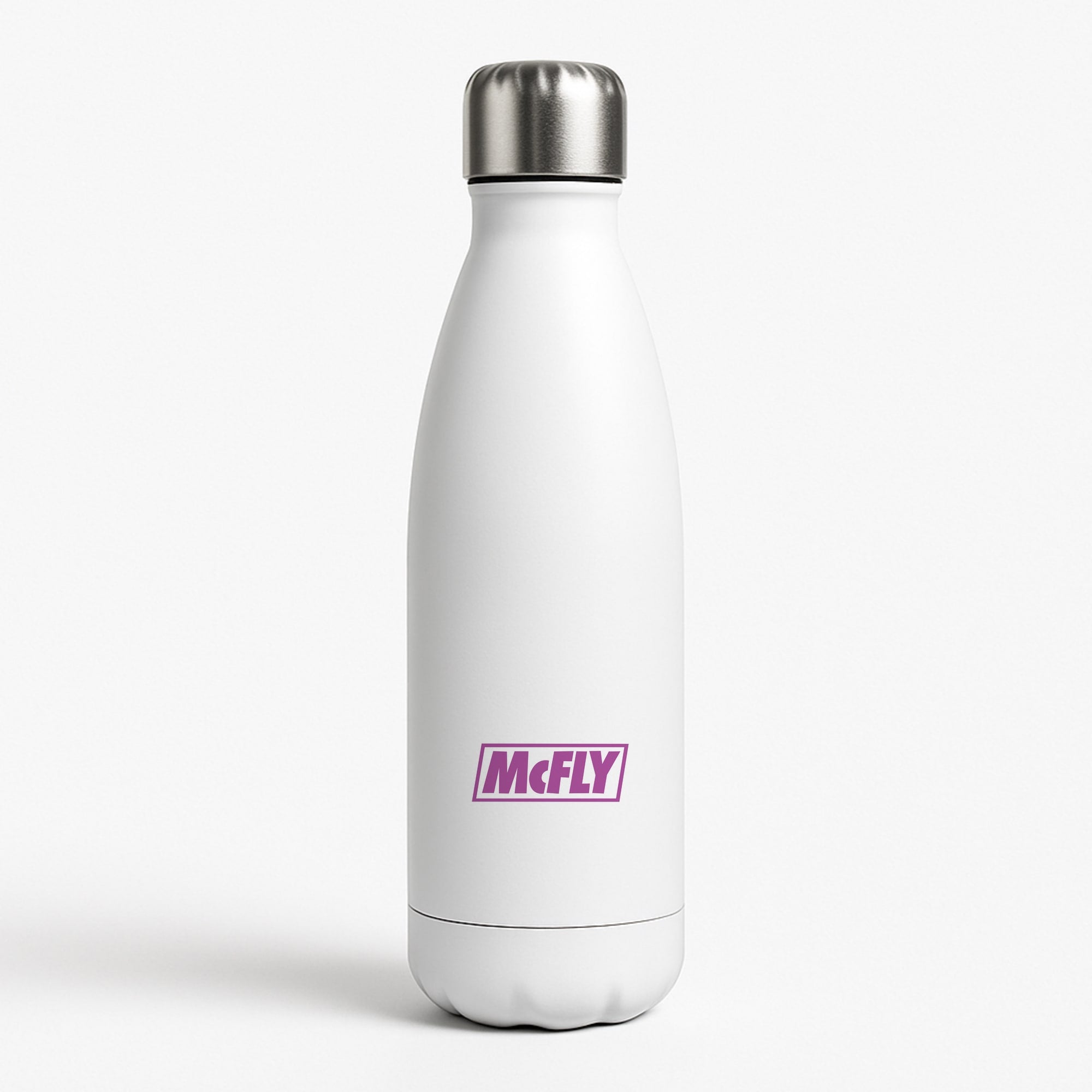 Yellow And Purple - McBand White Water Bottle