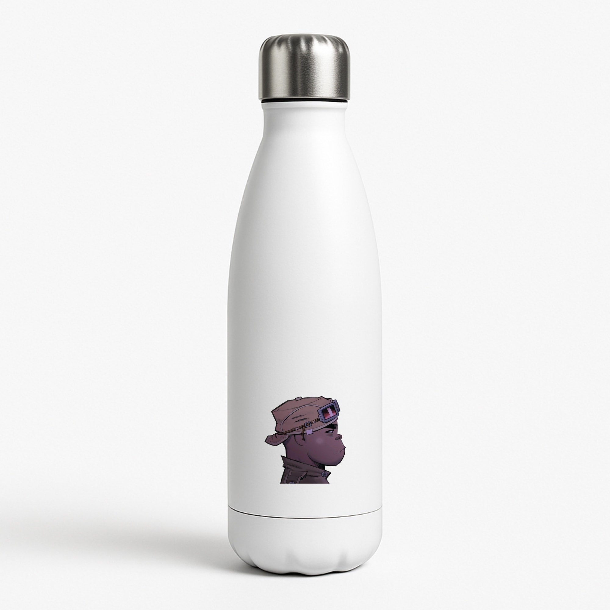 Purple 2d Water Bottle