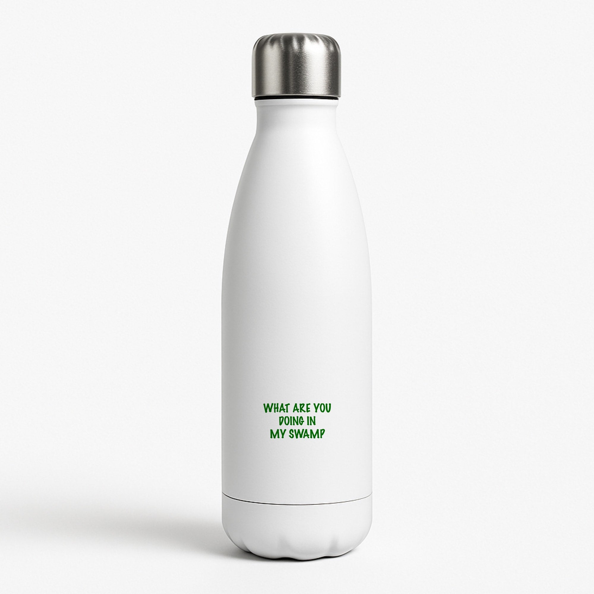 What Are You Doing In My Swamp - Green Ogre Water Bottle