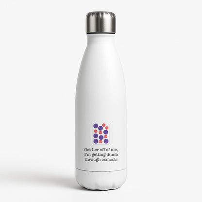 Dumb Osmosis White Water Bottle