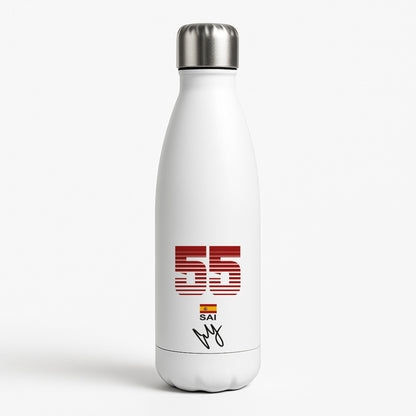 Sainz - F1 White Water Bottle